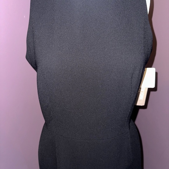 NWT Jones New York Vintage Black Sleeveless Dress W/ Buttons Down Back, SZ 6 (H) - Picture 3 of 10